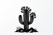 60 Desert Cactus Floral Silhouette, a Seasonal Illustration by Amazin_art (Thumbnail 30 of 35)