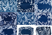 Cyanotype process Floral pattern, a Pattern Graphic by vetre.antanaviciute (Thumbnail 5 of 5)