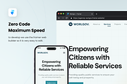 WorlGov - Organization Framer WebKit, a Landing Page Template by Agensip Design Agency (Thumbnail 5 of 10)