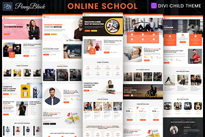 Online School - Divi Child Theme, a WordPress Template by Pennyblack Templates