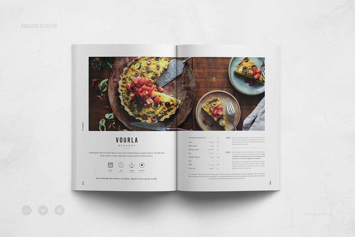 Cookbook | Recipe Book, a Brochure Template by Studio Bons (Photo 17 of 26)