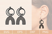 Wood Earrings Laser Cut SVG Bundle, an Object Graphic by jannatulpakhi (Thumbnail 2 of 6)