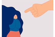 Victim of Teasing and Bullying, an Education Illustration by Mary Long (Thumbnail 2 of 4)