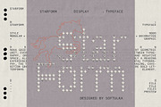 StarForm Display Typeface, a Symbol Font by softulka (Thumbnail 1 of 8)