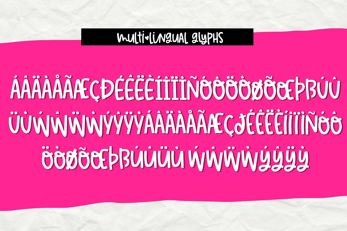 Happy Heart Handwritten Font preview 3