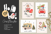 Ho HO ho constructor. Christmas card, an Illustration by bioraven (Thumbnail 1 of 12)