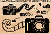Vintage Camera Film Silhouette, an Object Illustration by yasushie (Thumbnail 1 of 31)