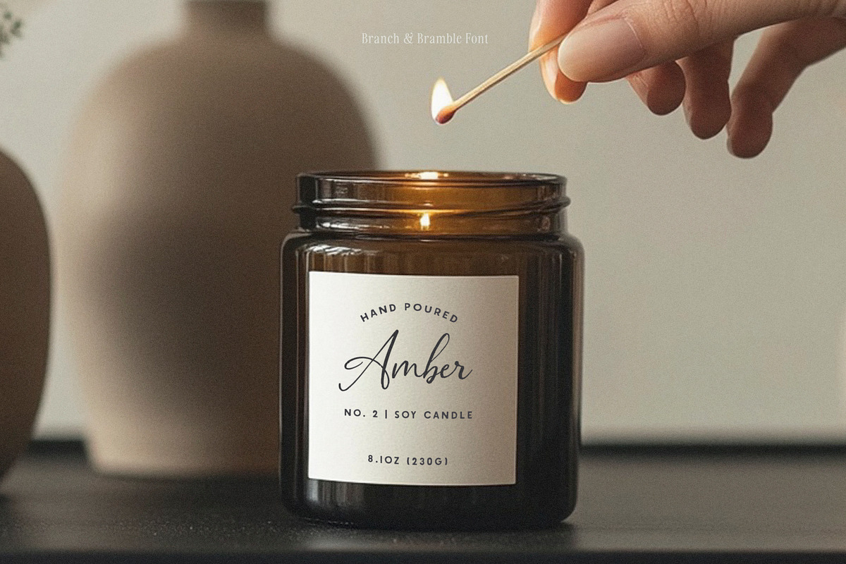Branch & Bramble Calligraphy Font, a Script Font by Callie Rian & Co. (Photo 12 of 17)