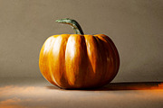 Halloween Pumpkin Logo Mockup, a Product Mockup by DesignerCandies (Thumbnail 3 of 6)