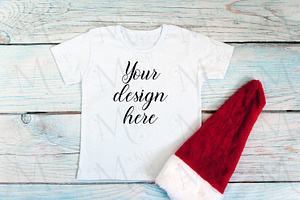 Kids Christmas T-shirt Mockup Bundle