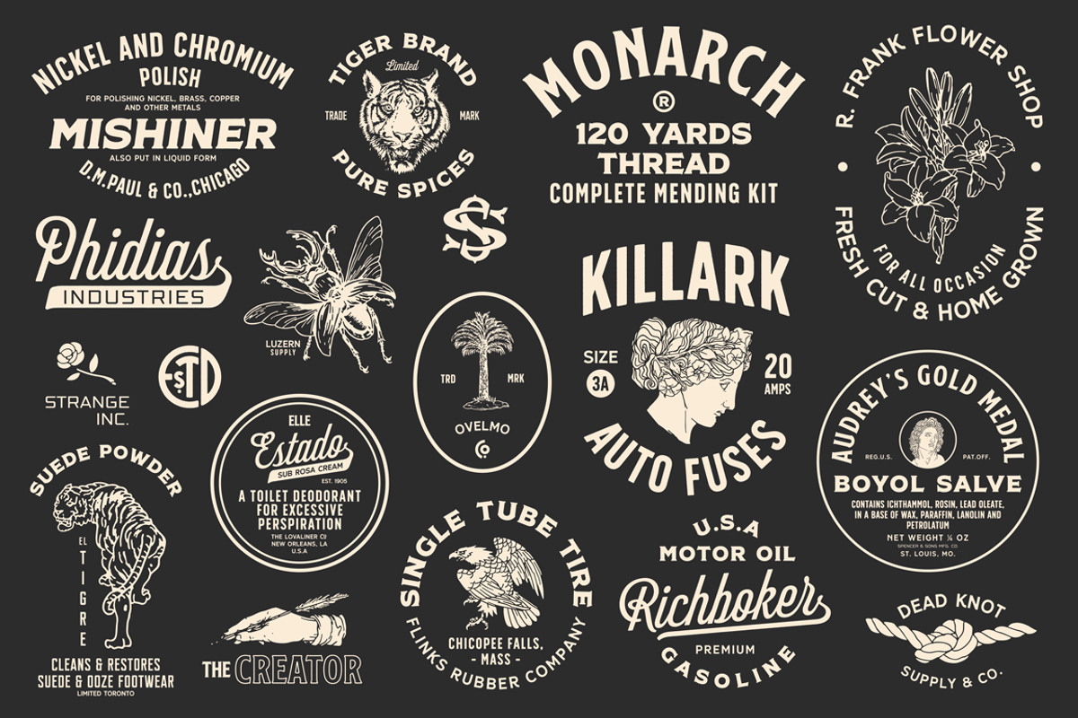 S&S Nickson Font Bundle preview 3