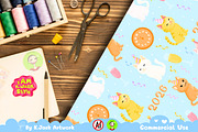 Midnight Countdown Cats seamless, a Background Graphic by K.JackArtwork (Thumbnail 6 of 8)