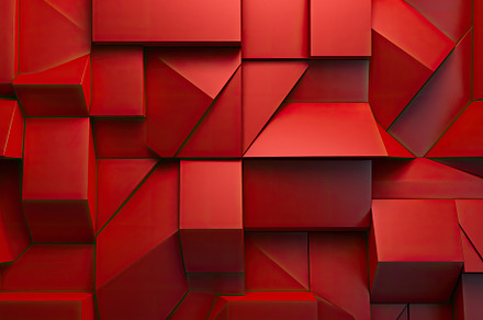 Abstract 3d rendering of chaotic red, a Photo by Iftikhar Alam
