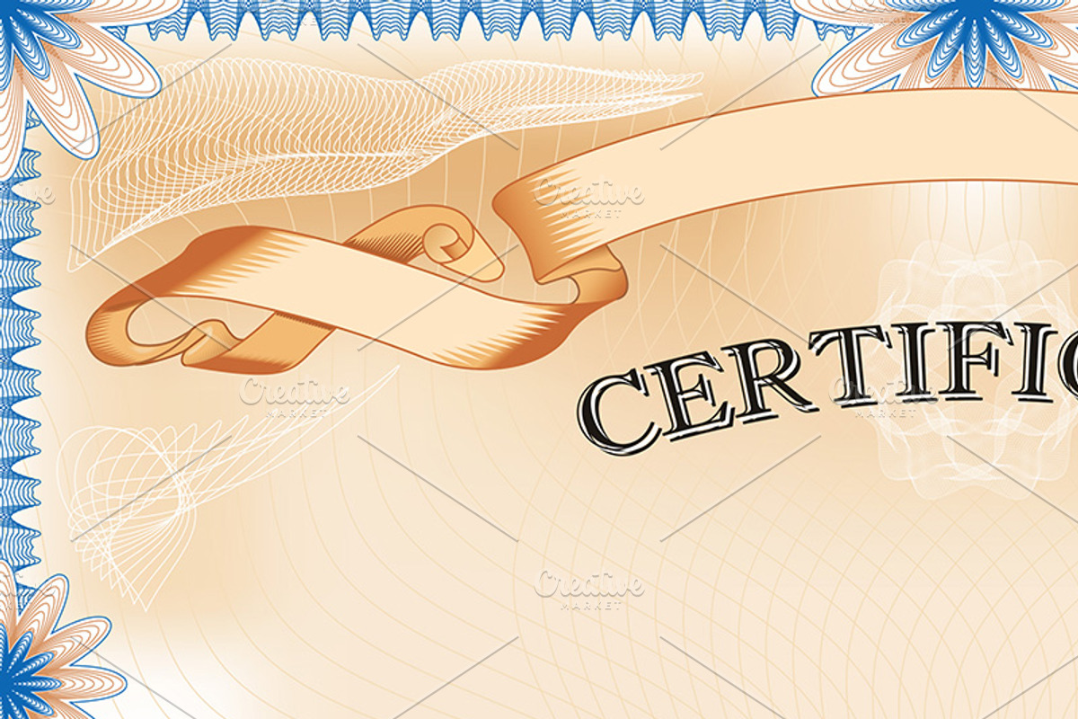 Vintage Certificate with ribbon, a Stationery Template by AK Design (Photo 2 of 2)