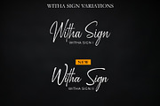 Witha Sign | 2 Style Signature Font, a Script Font by Mytype Studio (Thumbnail 2 of 13)