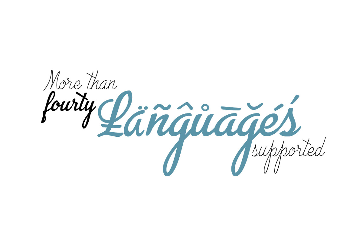 Advertising Script - 5 fonts preview 6