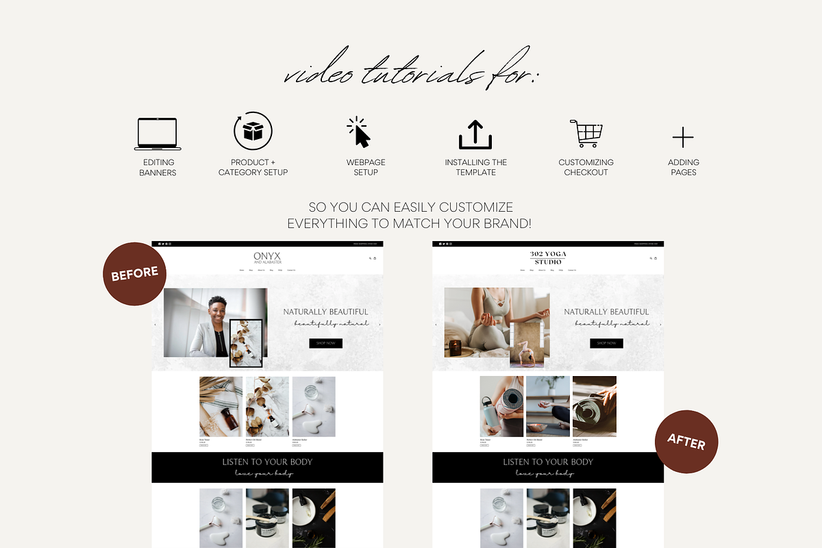 Shopify Theme | Onyx + Alabaster, a Templates & Theme by Easy Website Themes (Photo 6 of 7)