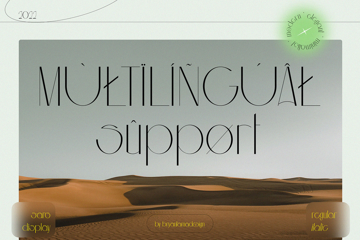 Aouar - Minimalist Font, a Sans Serif Font by StudioinBry (Photo 13 of 14)