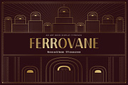 Ferrovane Font: Art Deco Headline, a Serif Font by Build Interactive (Thumbnail 8 of 8)
