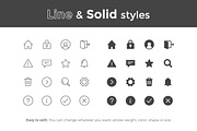 Basic Interface Icons #1, a Solid Icon by filborg (Thumbnail 2 of 2)