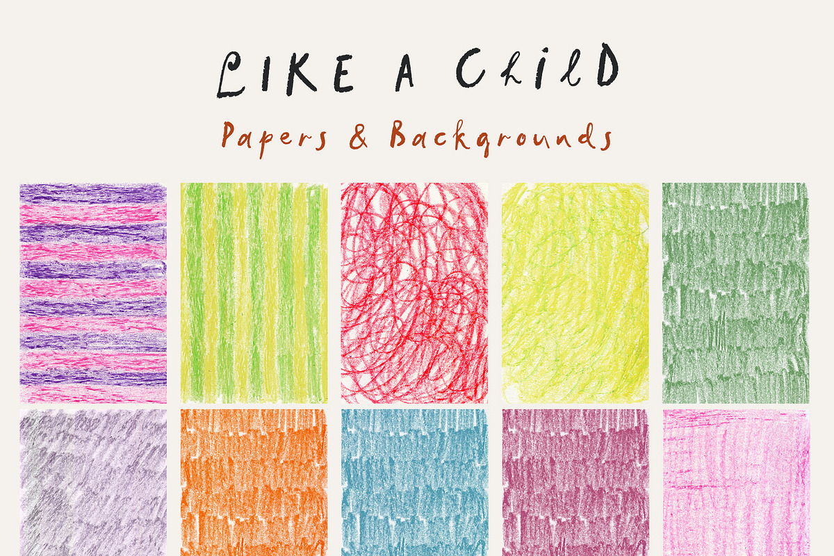 Like a Child Collage Cut Paper Frame, an Object Graphic by Yuliya Derbisheva (Photo 10 of 11)
