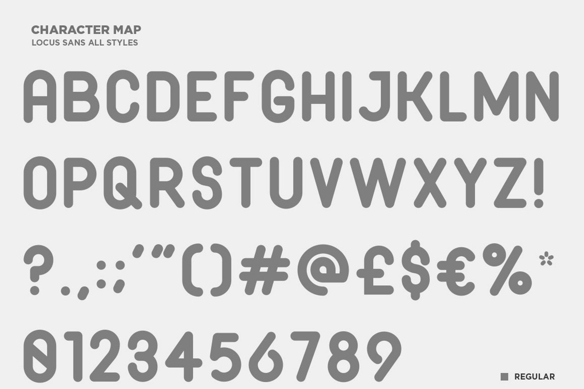 Locus Sans Display and Color Font preview 5