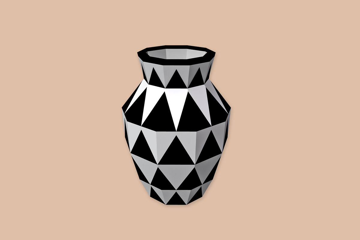 DIY Vase - 3d Papercraft, a Print Template by PAPER amaze