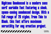 Hightone Font Family, a Sans Serif Font by Typoraith Co (Thumbnail 9 of 13)