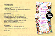 Black Kids Birthday Invitation, an Invitation Template by M9 Design (Thumbnail 4 of 4)
