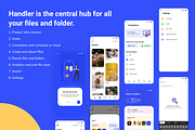 Handler - File Manage UI Kit for iOS, an App Template by Ragul Creates (Thumbnail 3 of 8)