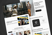 Luvura - Editorial Fashion Landing, a Landing Page Template by productype1 (Thumbnail 4 of 5)