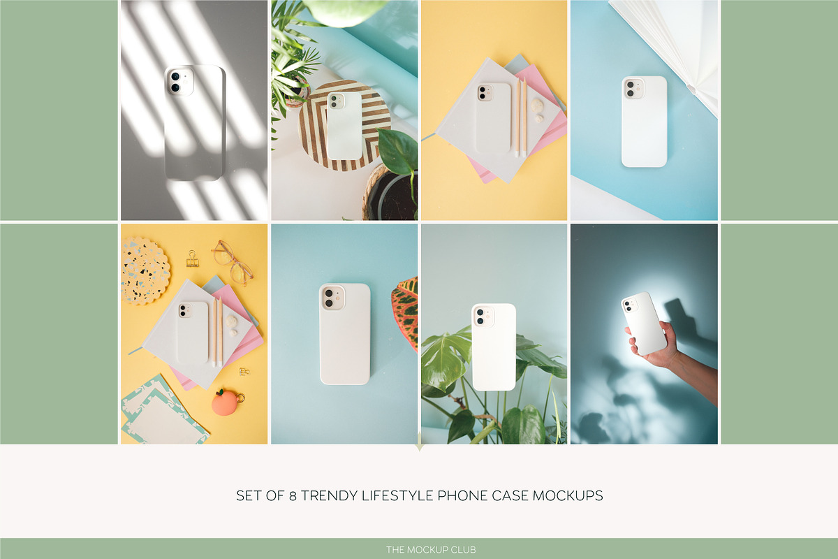 LIFESTYLE PHONE CASE MOCKUPS, a Product Mockup by MCKP*ME (Photo 2 of 12)