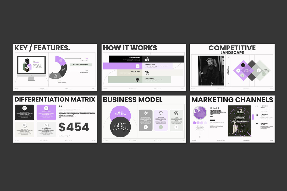 Startup Pitch Deck Presentation, a Presentation Template by Aura Agency (Photo 7 of 8)