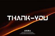 Akira – Modern Futuristic Sans Serif, a Sans Serif Font by Vroz Studio (Thumbnail 6 of 6)