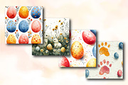 Kids Easter Digital Paper Pack, an Illustration by RobertsArt (Thumbnail 5 of 5)