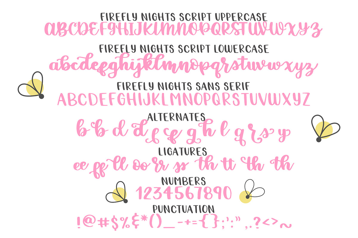 Firefly Nights - A Duo Font Family preview 5