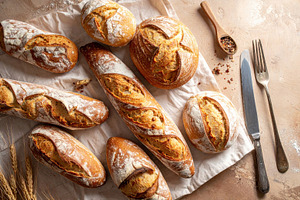 Assorted Freshly Baked Artisan Bread Selection, a Food & Drink Photo by Davizro's Market