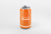 6 Short Aluminum Cans Mockup Pack, a Cups & Container Mockup by DreamVisuals (Thumbnail 2 of 7)
