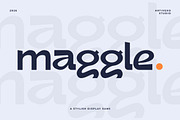 Maggle – Professional Branding Font, a Sans Serif Font by Artiveko (Thumbnail 1 of 8)