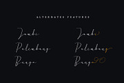 Basteri - Modern Script Font, a Script Font by Kincrev Studio (Thumbnail 5 of 8)