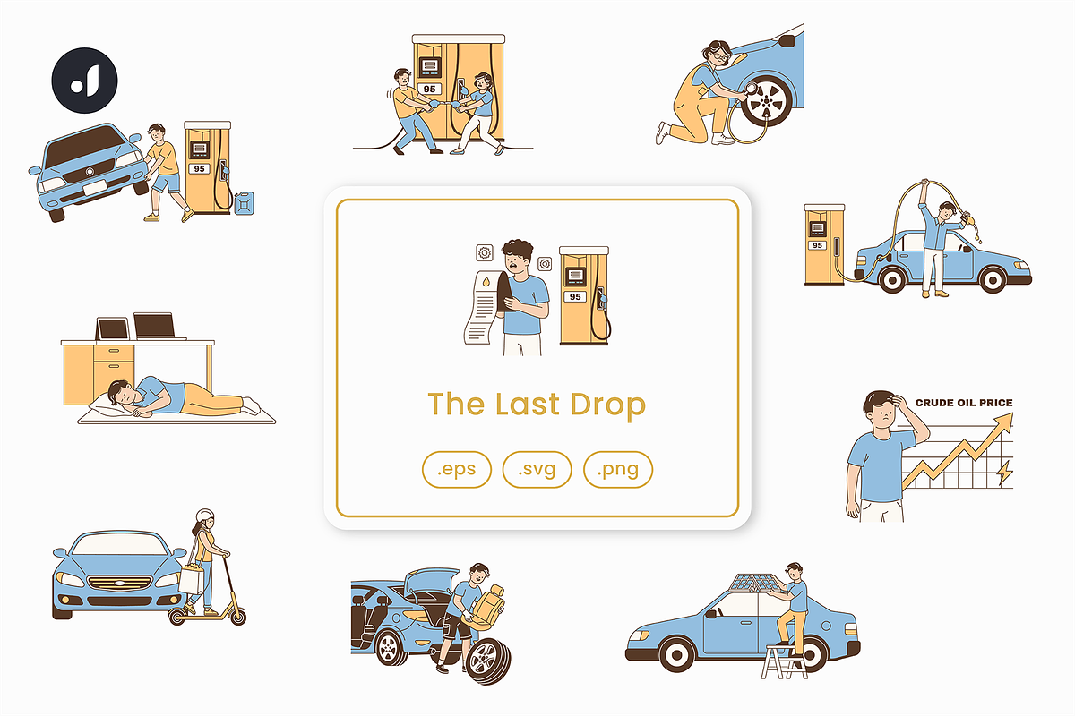 The Last Drop Illustration, an Object Graphic by Jump Studio (Photo 1 of 12)