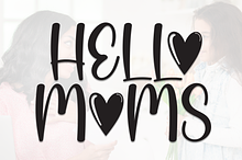 Hello Moms | Script Font