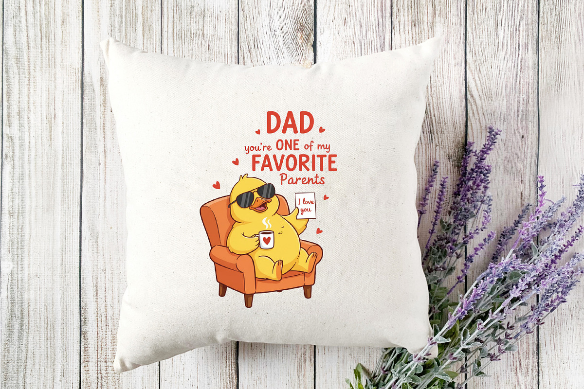 Dad You're One of My Favorite Parent, an Illustration by Designking (Photo 4 of 4)
