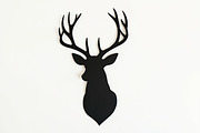 Deer Head Silhouette Vector Bundle,, an Illustration by Amazin_art (Thumbnail 16 of 19)