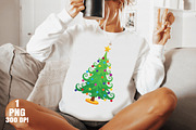 Faux sparkly glitter Christmas tree, an Illustration by Daily.Designs (Thumbnail 3 of 5)