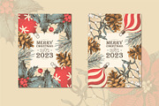 Vintage Christmas Cards, a Card Template by GreyLilac (Thumbnail 3 of 5)