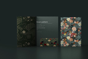 20 Asian Patterns Seamless Vector