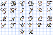 Floral Alphabet, Floral Font SVG, an Object Graphic by D2PUTRI (Thumbnail 17 of 31)