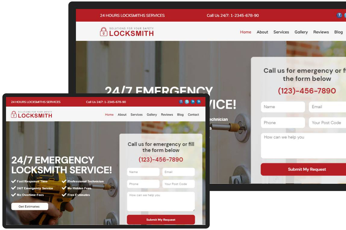 Locksmith WordPress Theme For Locksmith & Security Professionals preview 5
