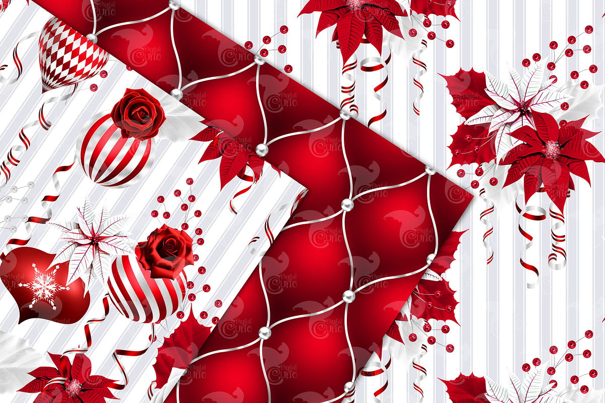 Peppermint Spice Digital Paper, a Texture Graphic by Digital Curio (Photo 2 of 7)